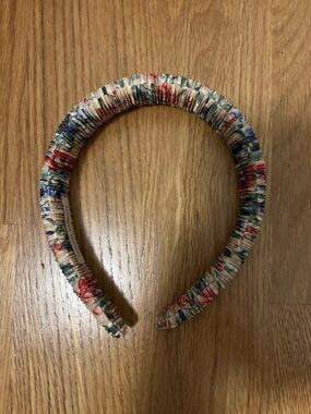 Women’s Loeffler Randall Floral Multicolor Fabric Wrapped Headband